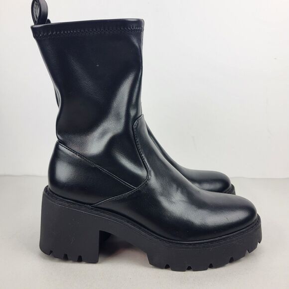 Dolce Vita Black Ankle Boots - Picture 3 of 11